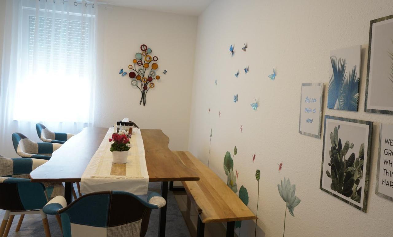 Mein Apartment Flowers Mit Kamin, Bis 10 Personen Frankenthal  Exteriör bild